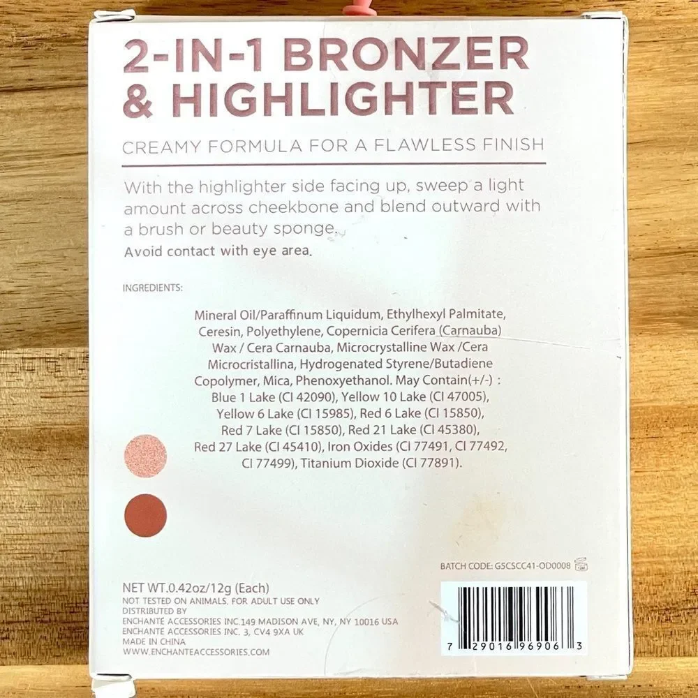 NWT Gorgeous 2 IN 1 bronzer /highlighter Stick illuminating Radiant Healthy Glow
